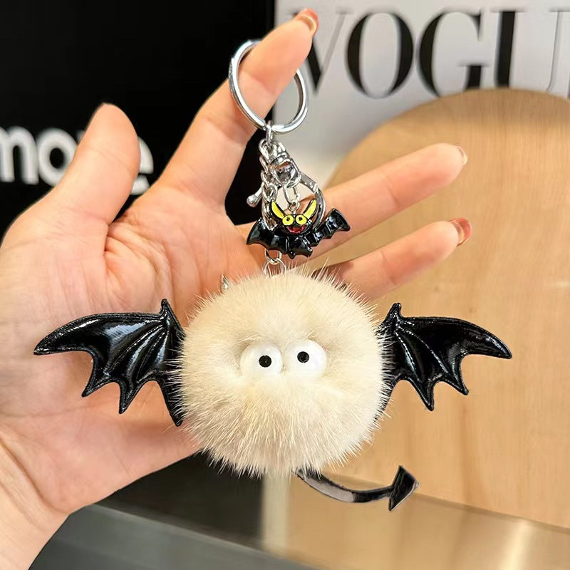 Little Devil Plush Pom Keychain