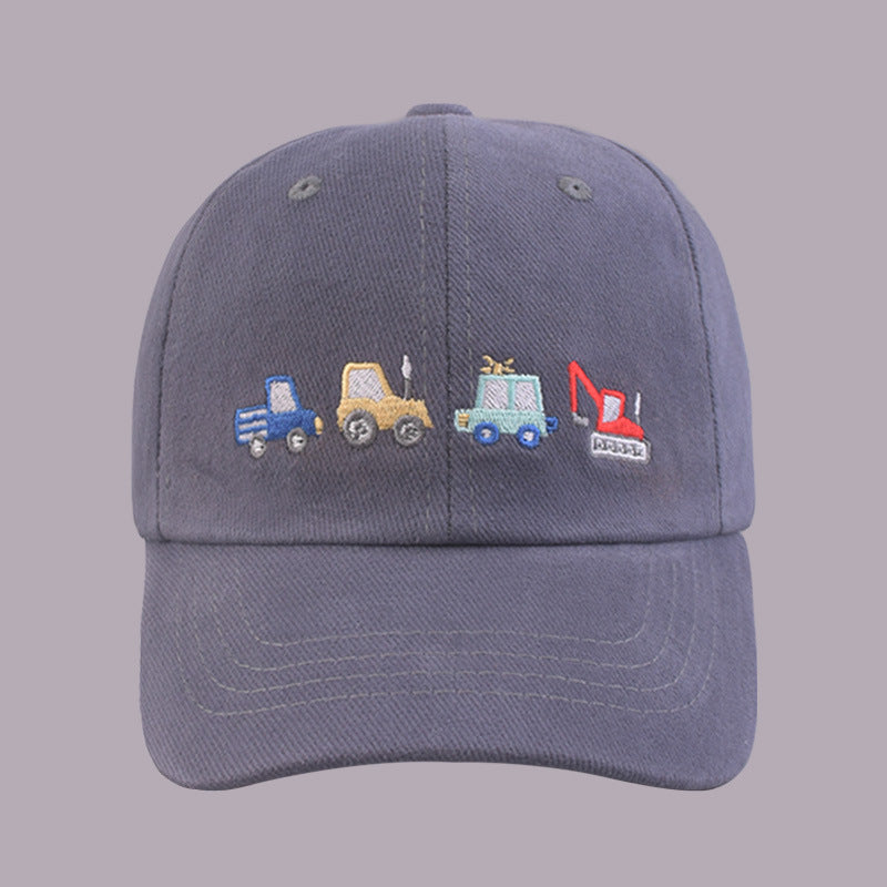 Cartoon Car Children's Outdoor Activities Visor Caps