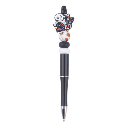 Beaded Pens DIY Handmade Cartoon Halloween Silicone Teether