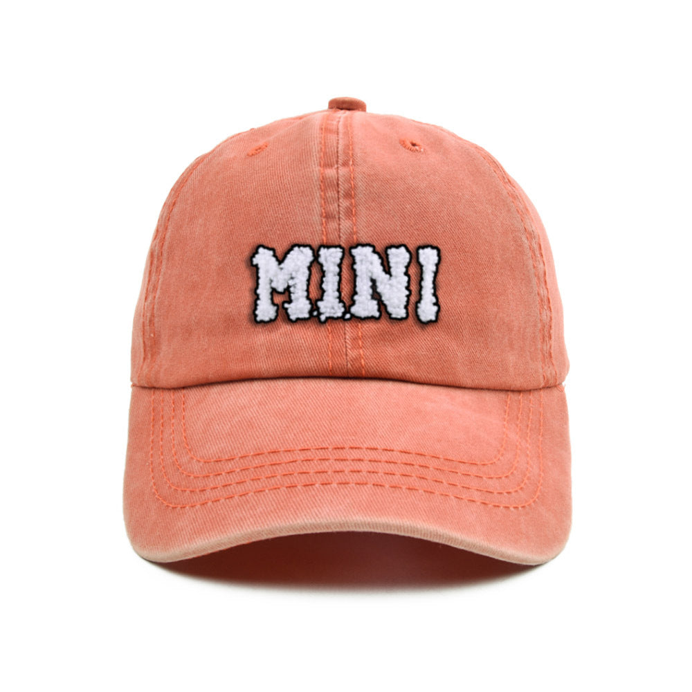 Polyester Mini Letter Kids Baseball Cap
