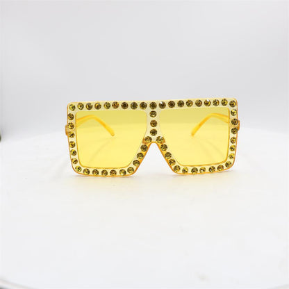 Wholesale Children Full Diamond Frame PC Sunglasses