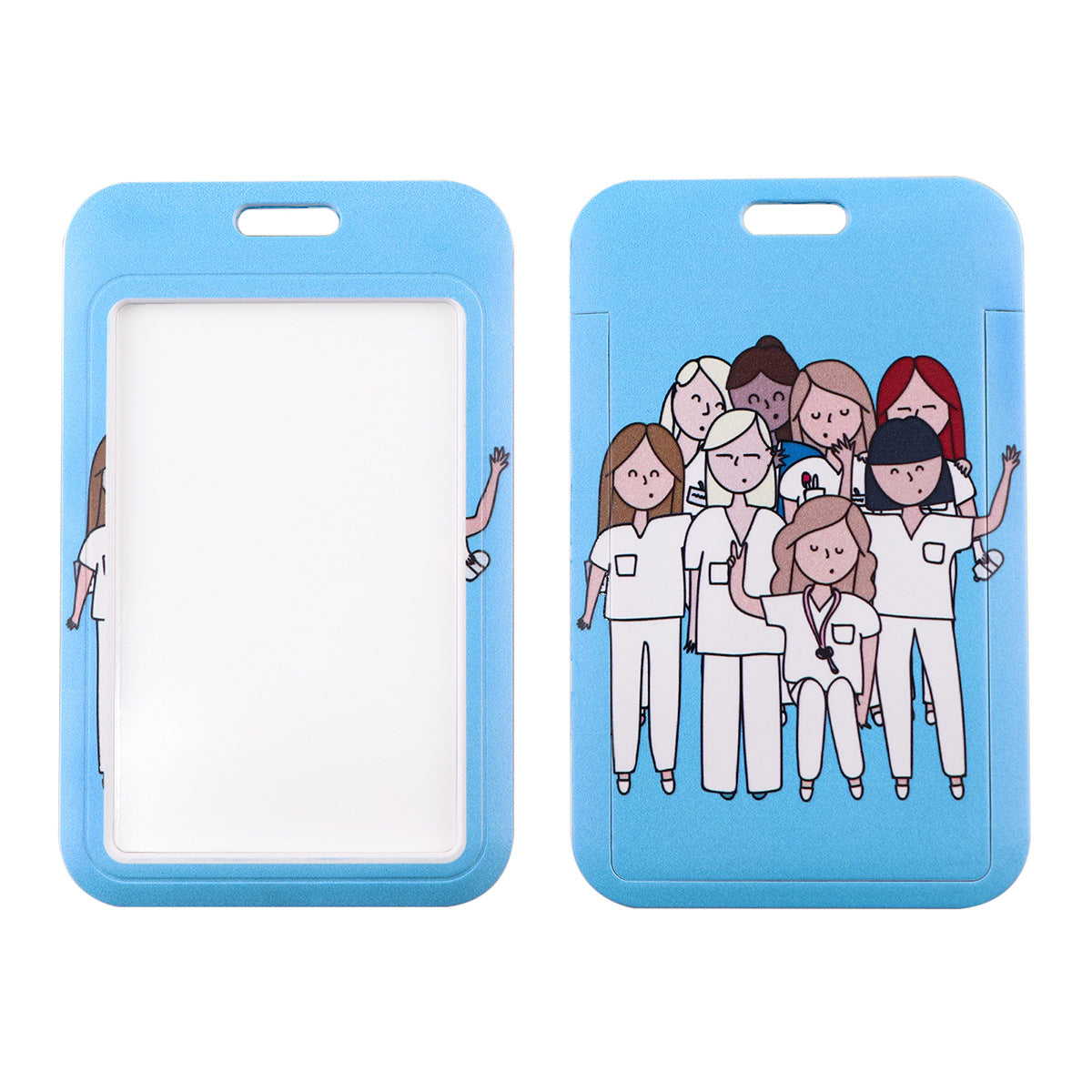 Medical card holder webbing mobile phone lanyard keychain