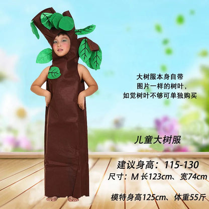 Children's Fruit and Vegetable Costume Environmental-Friendly