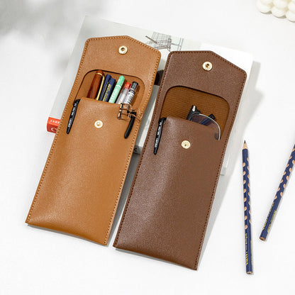 Leather High-capacity Pen Bags