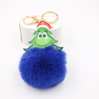 Christmas Tree Plush Keychain