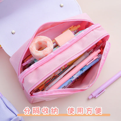 Canvas 3D Decompression Pencil Case