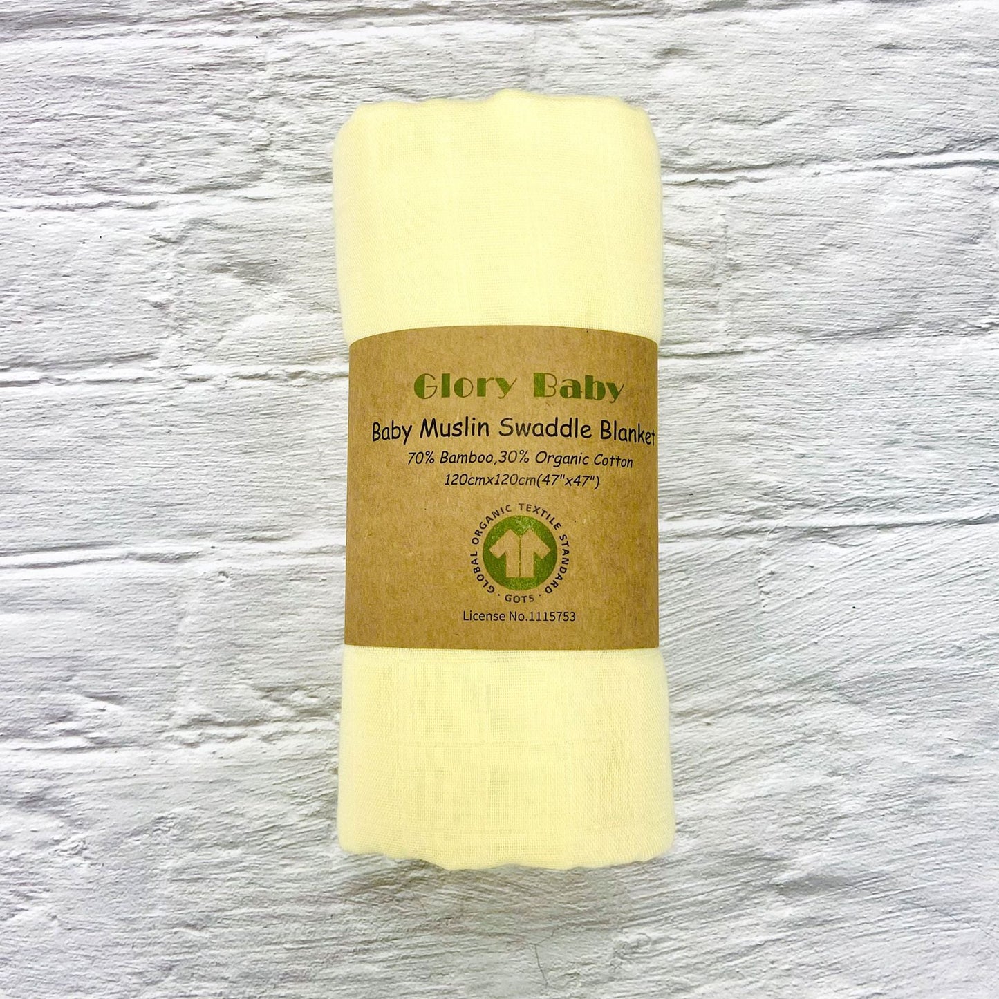 Double Bamboo Cotton Newborn Solid Color Gauze Blanket