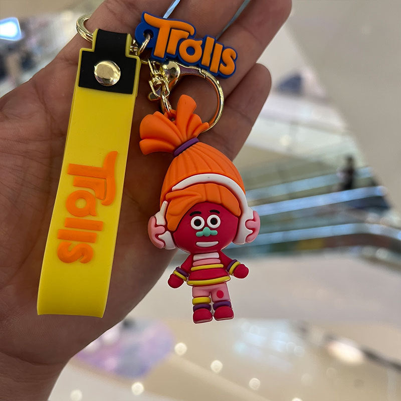 Cartoon Anime PVC Silicone Keychains Creative Keychain