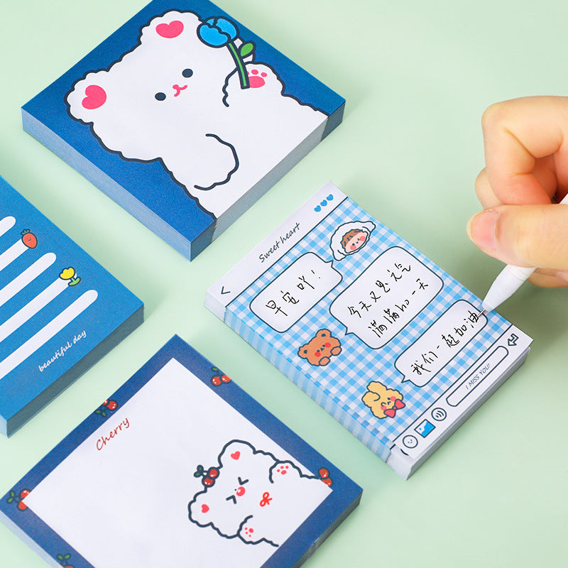 Paper Cartoon Bear Sticky Note
