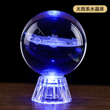 Interior Carved Crystal Glass Handicraft Ornaments