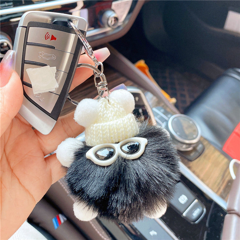 Fur Ball Doll Keychain