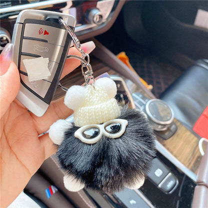 Fur Ball Doll Keychain