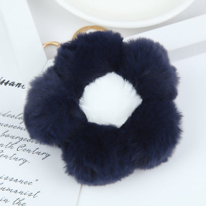 Flower Ball Plush Small Flower Keychain