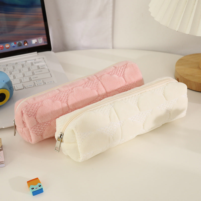 Short Plush Cloud Pencil Case