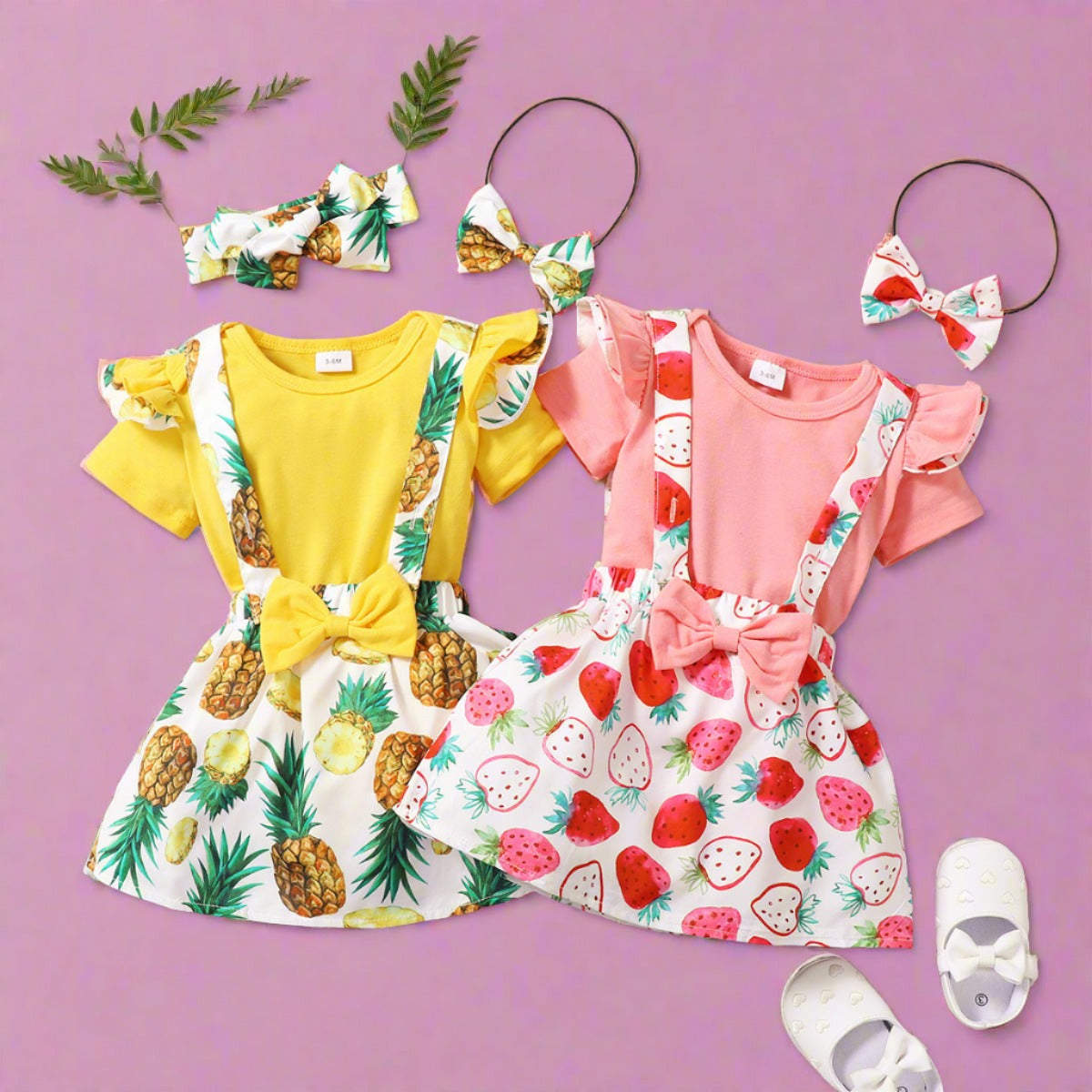 Kids Solid Color Suspenders Polyester Baby Clothes