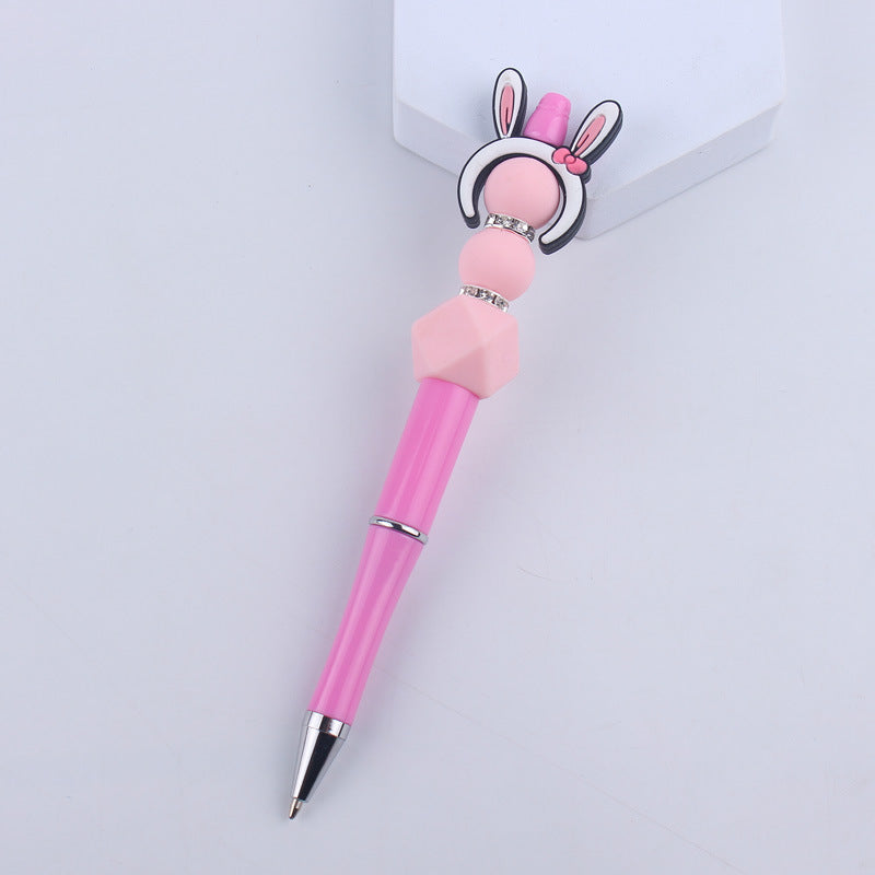 Beaded Pens Cartoon Silicone Beaded Pen