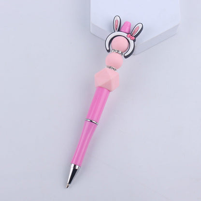 Beaded Pens Cartoon Silicone Beaded Pen