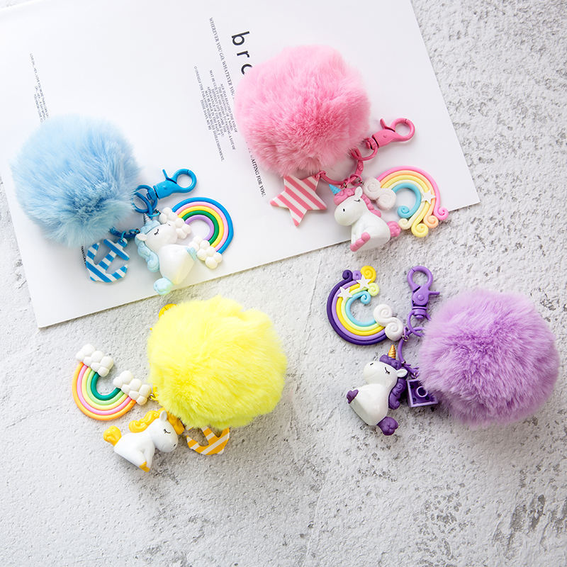 Fur Ball My Little Pony Resin Keychain