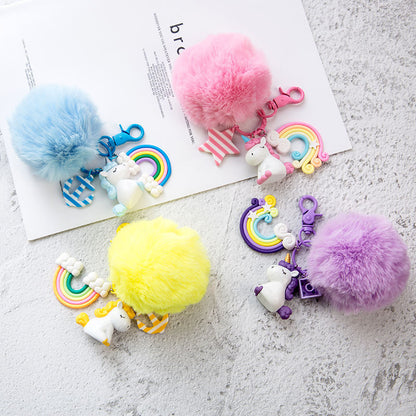 Fur Ball My Little Pony Resin Keychain