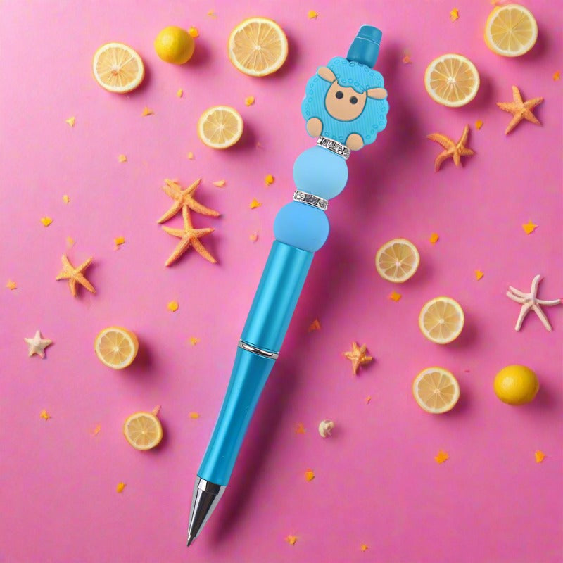Cartoon Animal Silicone Handmade Beadable Pens