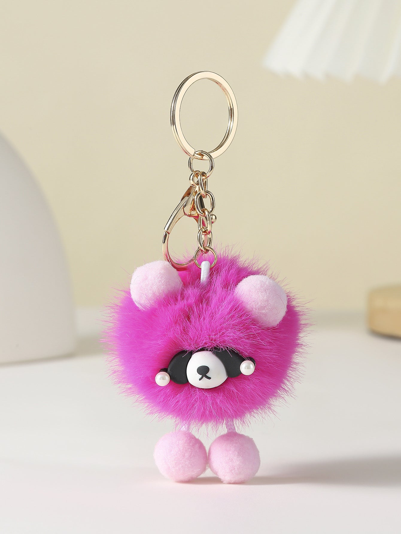 Cartoon Cute Plush Bear Keychain Creative Keychain