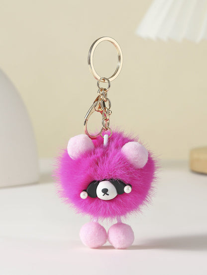 Cartoon Cute Plush Bear Keychain