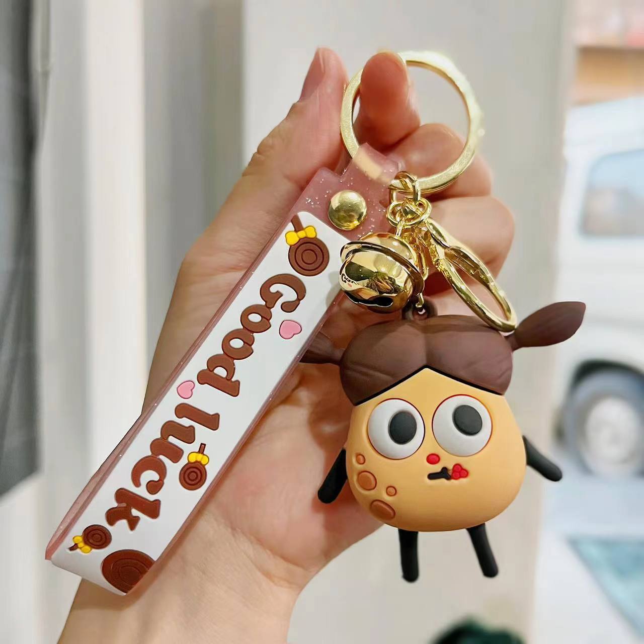 Creative Keychain Cute Sausage Mouth Doll PVC Keychains