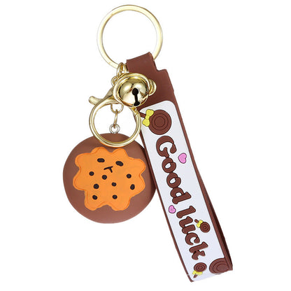Simulation Food Cookies Resin Keychain