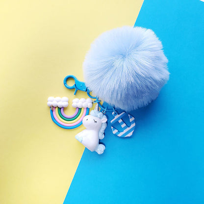 Fur Ball My Little Pony Resin Keychain