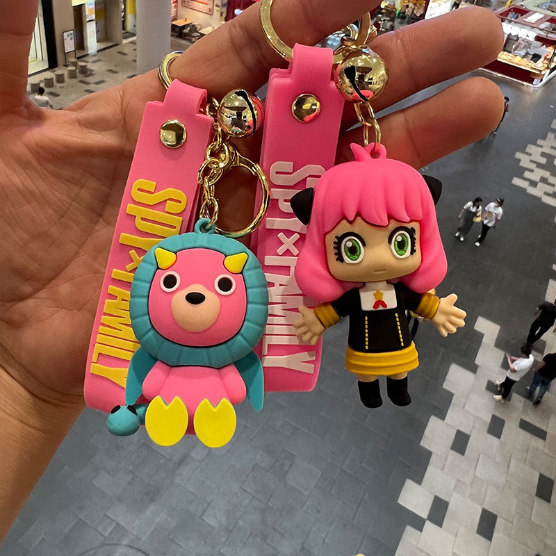 Cartoon PVC Silicone Keychains Creative Keychain