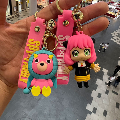 Cartoon PVC Silicone Keychains Creative Keychain