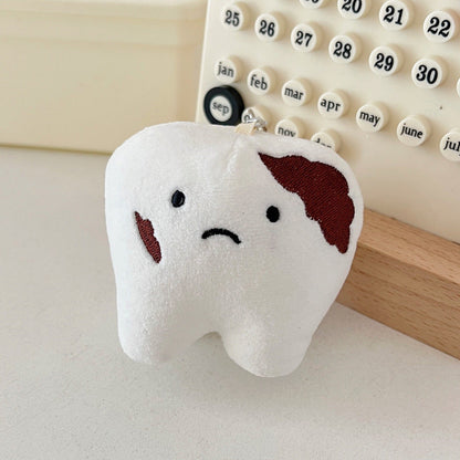 Tooth Doll Plush Keychain