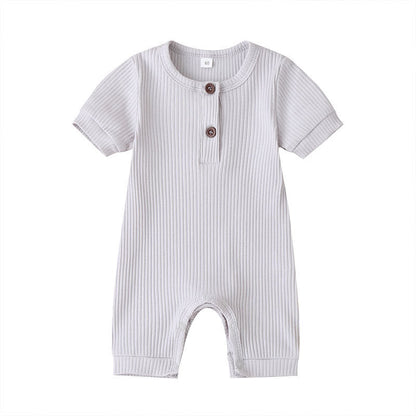 Solid Color Baby Onesies Cotton Baby Clothes