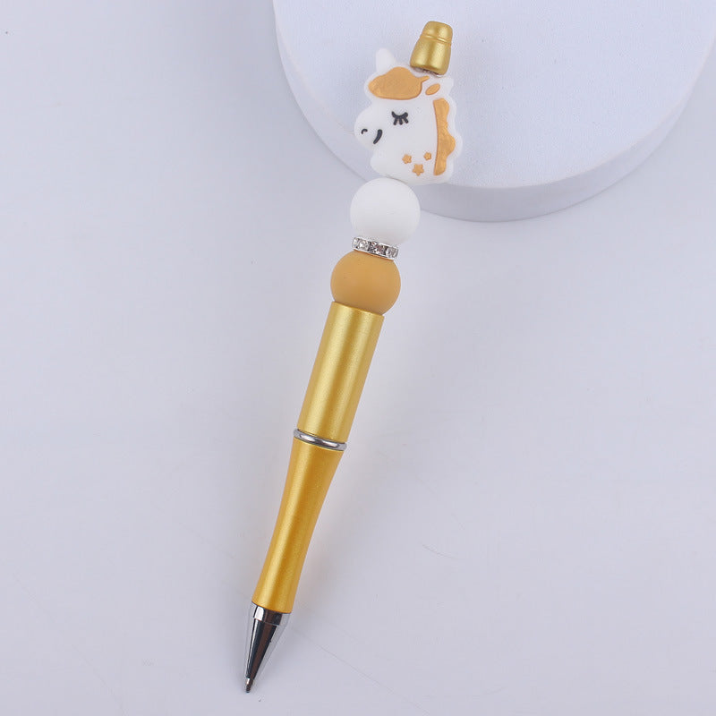 Cartoon Animal Silicone Handmade Beadable Pens