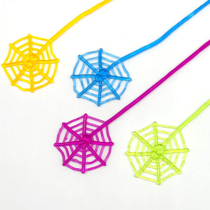 Wholesale Elastic Palm Spider Web Pumpkin Ghost Halloween Creative Trick Climbing Sticky Retractable Toys