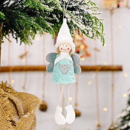 Christmas Decoration New Plush Love Angel Pendant Small