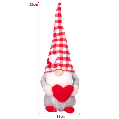 Valentine's Day Love Fabric Figurine Ornaments