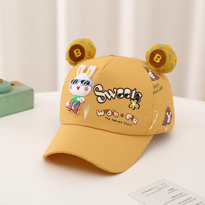 Sweet Glasses Bunny Ears Sun Hat