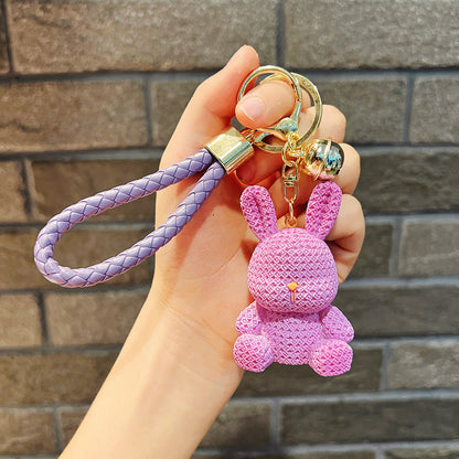 Resin Rabbit Keychain Cute Keychain