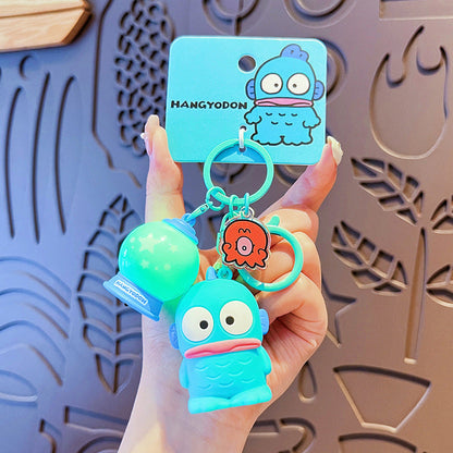 Cartoon Ku Ku PVC Soft Keychain Creative Keychain