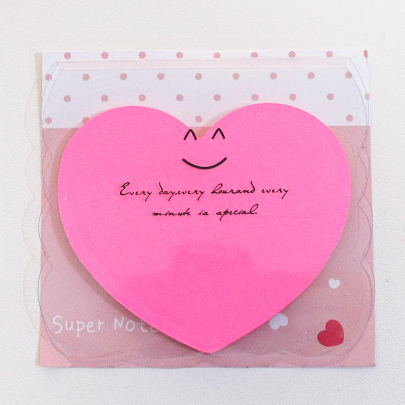 Shaped Fluorescent Note Stickers, Cartoon Paper Convenience Stickers