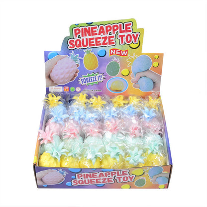 Wholesale 12PCS/PACK TPR Flour Pineapple Stress Relief Balls