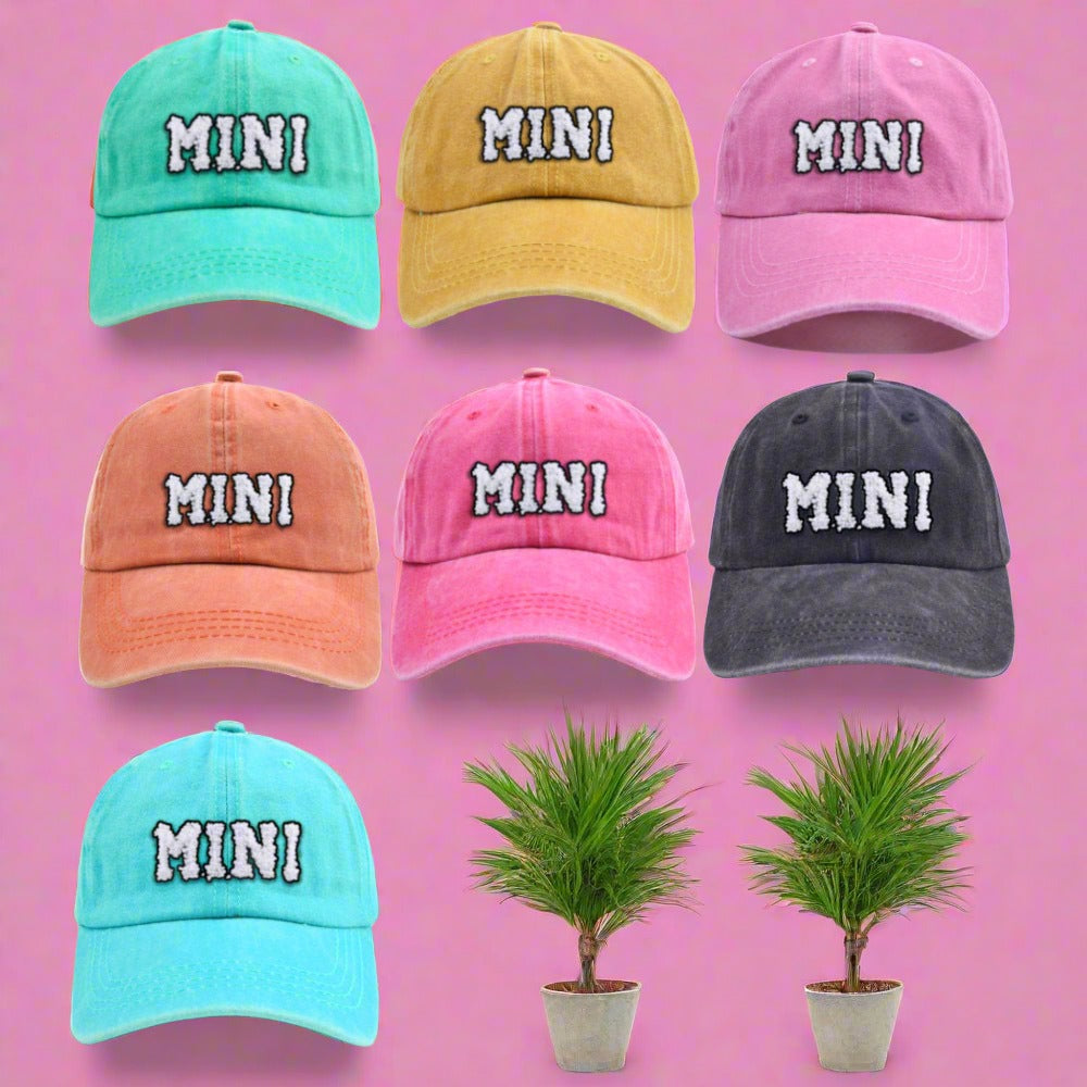 Polyester Mini Letter Kids Baseball Cap