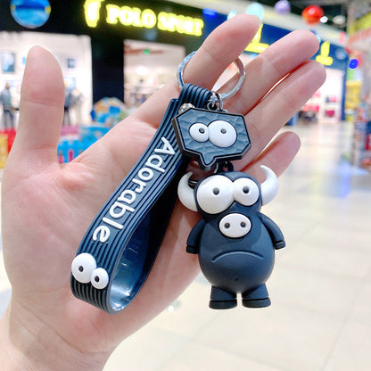 Cartoon Silicone Animal Giraffe Cute Creative Keychain