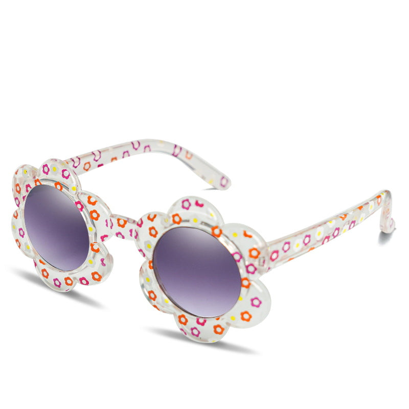 Multi-color Fashionable Children's Sunflower Sunglasses