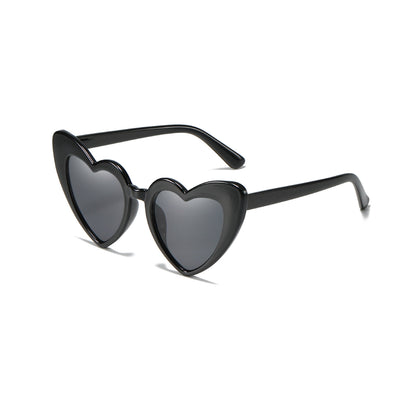 Children's Retro Personality Love Style Anti-ultraviolet Sunglasses