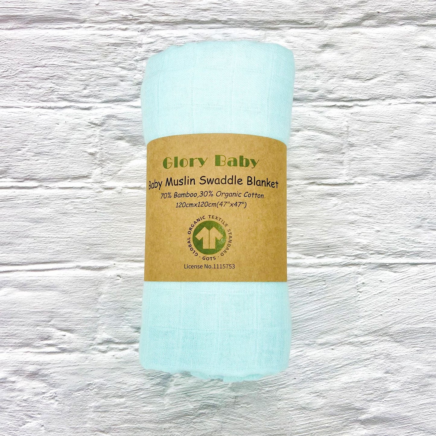 Double Bamboo Cotton Newborn Solid Color Gauze Blanket