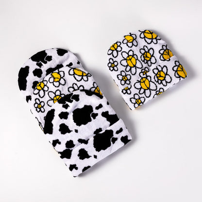 Wholesale Autumn and Winter Children's Cartoon Jacquard Knitted Beanie