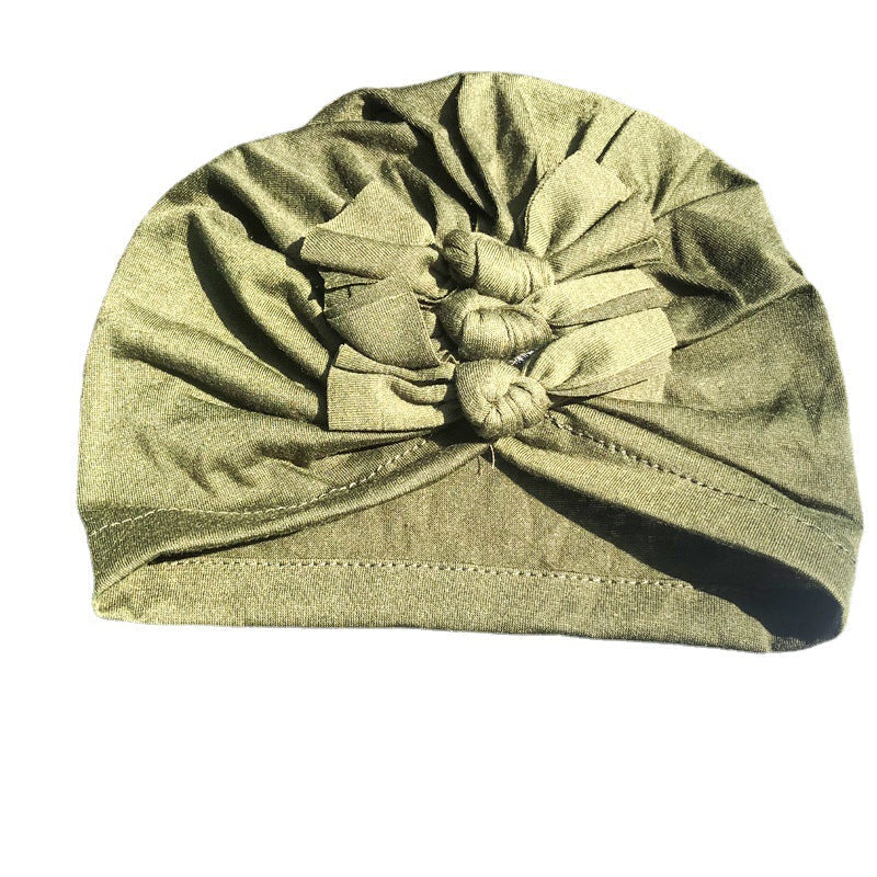 New Bow Baby Hat Spring And Autumn Solid Color Baby Hat Newborn Baby Hat 21 Colors Available Wholesale Baby Hats