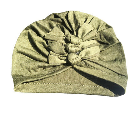 New Bow Baby Hat Spring And Autumn Solid Color Baby Hat Newborn Baby Hat 21 Colors Available Wholesale Baby Hats